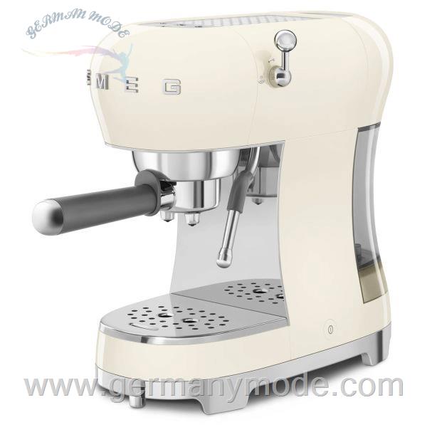 اسپرسو ساز پرتافیلتر دهه 50 اسمگ ایتالیا Smeg ECF02CREU Espressomaschine mit Siebträger im 50er Jahre Retro Design