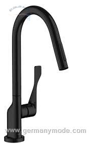 شیر مخلوط ظرفشویی هانس گروهه آلمان Hansgrohe Axor Citterio Einhebel Küchenmischer 250 39835 schwarz chrom 39835330