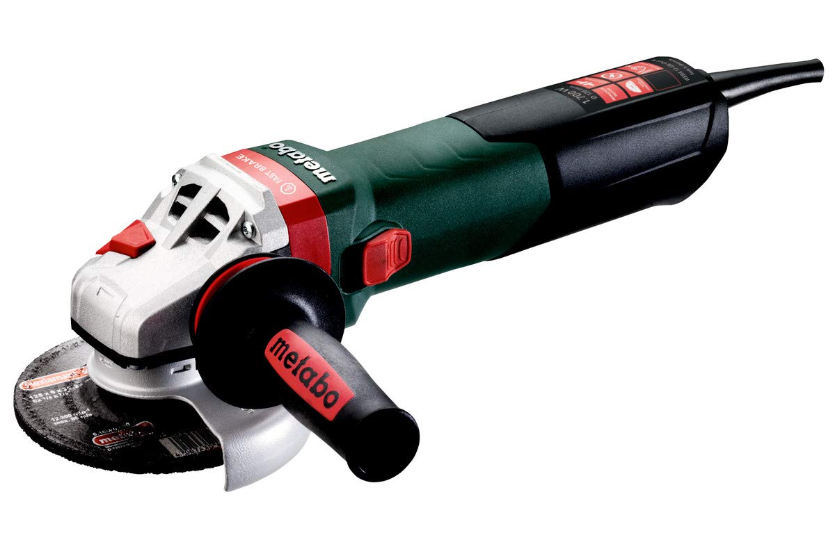 خرید از آمازون - چرخ زاویه ای متابو WEBA 17-125 Quick (600514000) جعبه، 1700 وات، دیسک Ø: 125 میلی متر، سرعت در حالت آماده به کار: 11000 / دقیقه