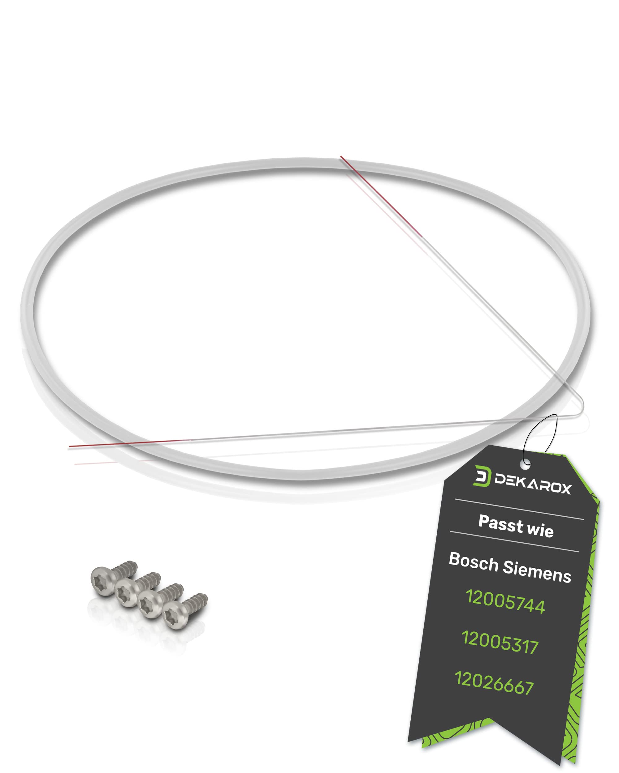 خرید از آمازون - کیت تعمیر مهر و موم قابلمه پمپ DEKAROX 182mm برای خطای E15 برای زیمنس Bosch Neff Constructa Küppersbusch 12005744 12005317 برای ماشین ظرفشویی ماشین ظرفشویی