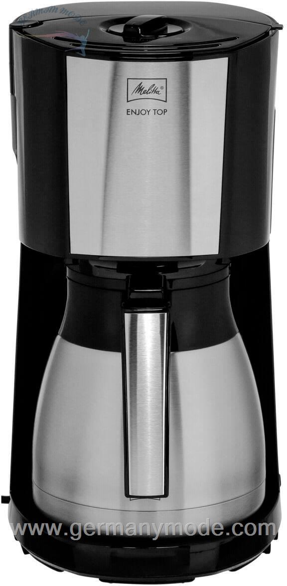 قهوه ساز ملیتا آلمان Melitta Enjoy Top Therm schwarz-silber 1017-08