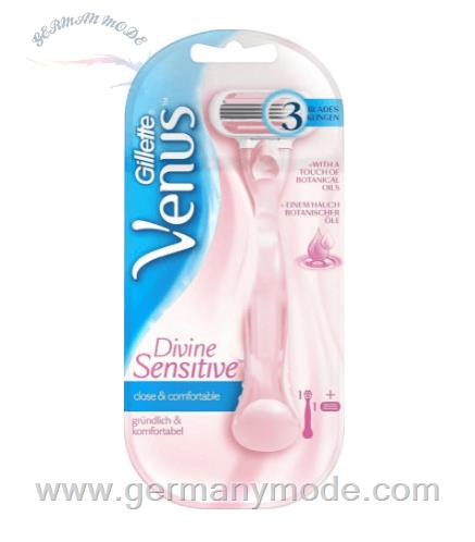 خود تراش ژیلت آمریکا Gillette Venus Divine Sensitive mit 1 Wechselklingen