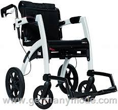 ویلچر رولاتور واکر ویلچر رولزموشن Rollz Motion 2.1 Rollator und Rollstuhl pepple white