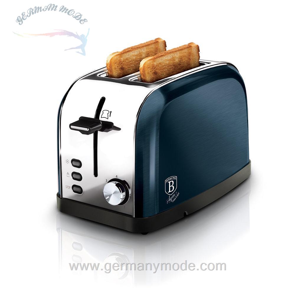 توستر 2 اسلایس برلینگر هاوس مجارستان BERLINGER HAUS 2-SLICE TOASTER BH/9087 AQUAMARINE COLLECTION