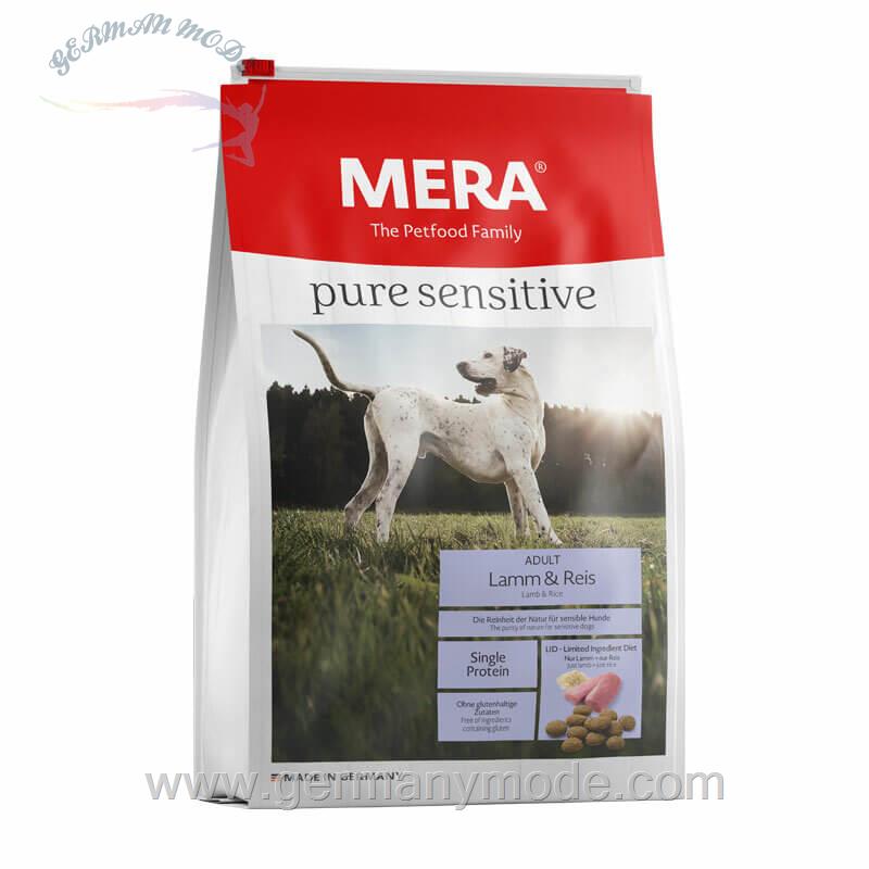 غذا خشک سگ میرا آلمان Mera Pure Sensitive Lamm - Reis 12-5kg