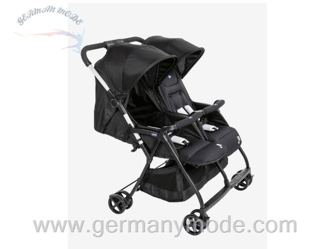 کالسکه دو قلو چیکو ایتالیا Chicco Zwillings-Kinderwagen OHlalà Twin CHICCO - black night