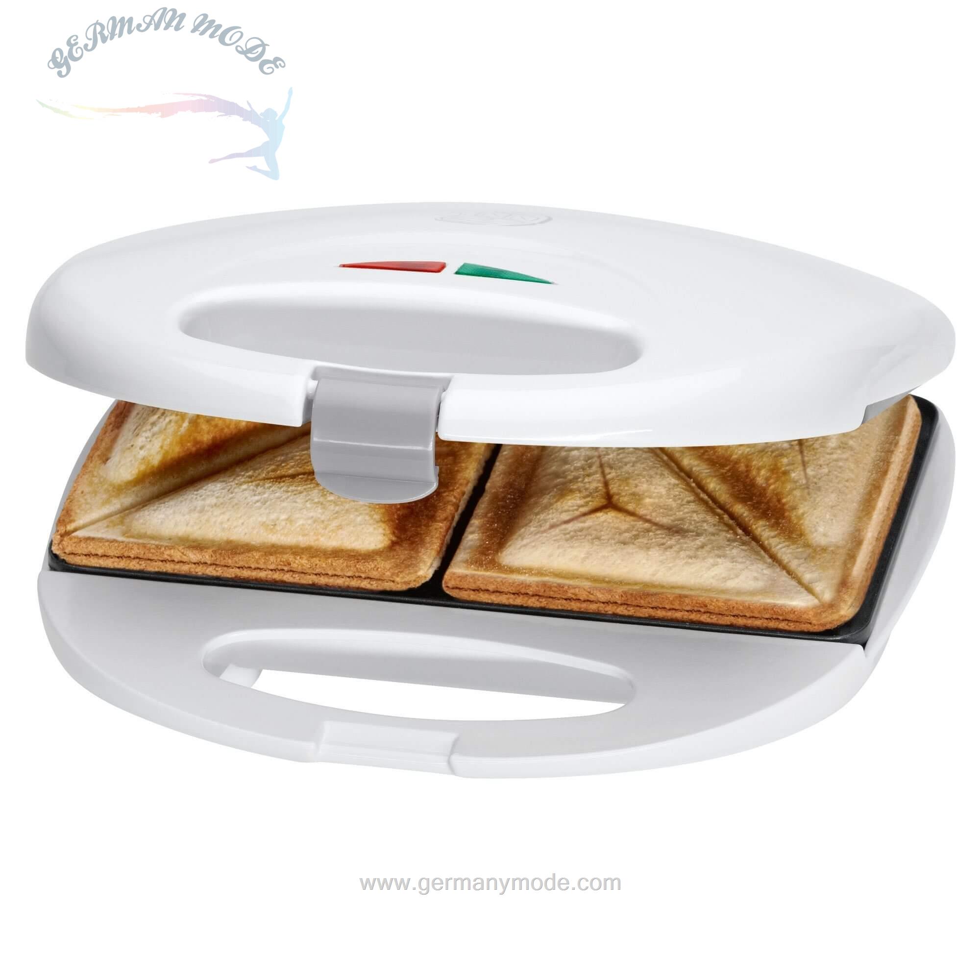 ساندویچ ساز کلترونیک آلمان CLATRONIC Sandwichmaker Sandwichtoaster ST 3477-750 W/weiß