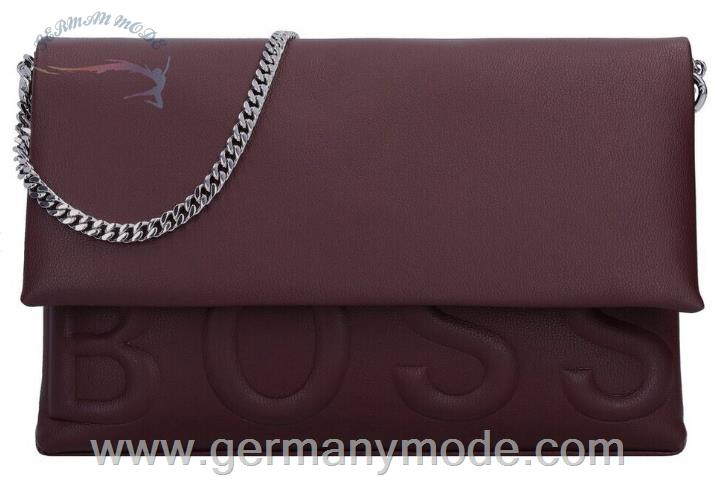کیف دوشی زنانه هوگو باس آلمان Hugo Boss Rose Clutch (50459558) dark red
