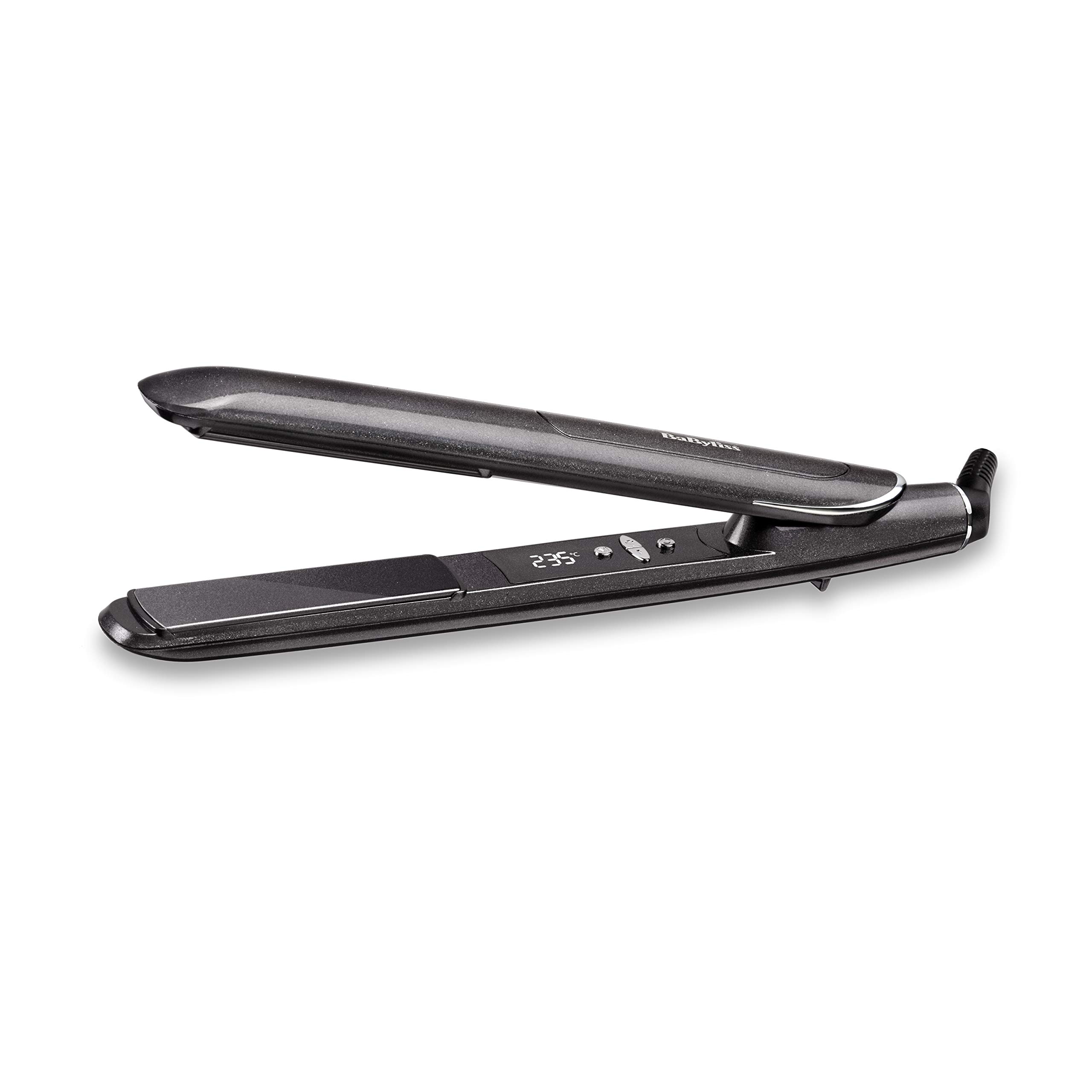 اتو مو بابیلیس فرانسه اتوی دیاموندی BaByliss Platinum ST259E، اتوی مو حرفه ای با فناوری فوق یون، عملکرد حافظه و صفحات سرامیکی الماسی
