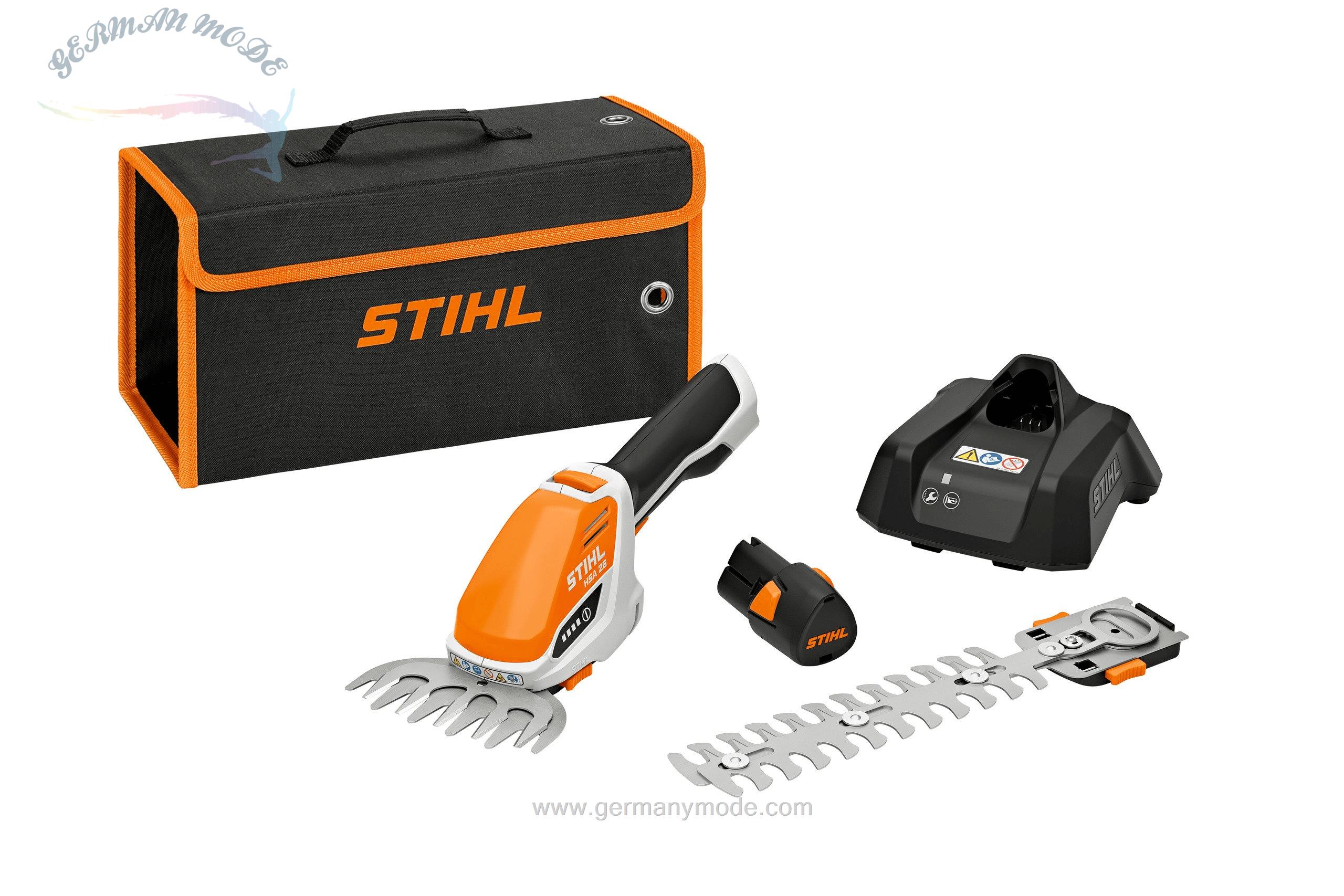 چمن زن شمشاد زن شارژی اشتیل آلمان Stihl HSA 26 (1* Akku AS2 und Ladegerät AL1)