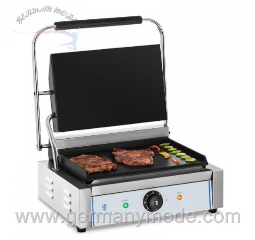 دستگاه گریل تماسی صنعتی رویال کترینگ آلمان Royal Catering Kontaktgrill glatt 2.200 W RCKG-2200-F