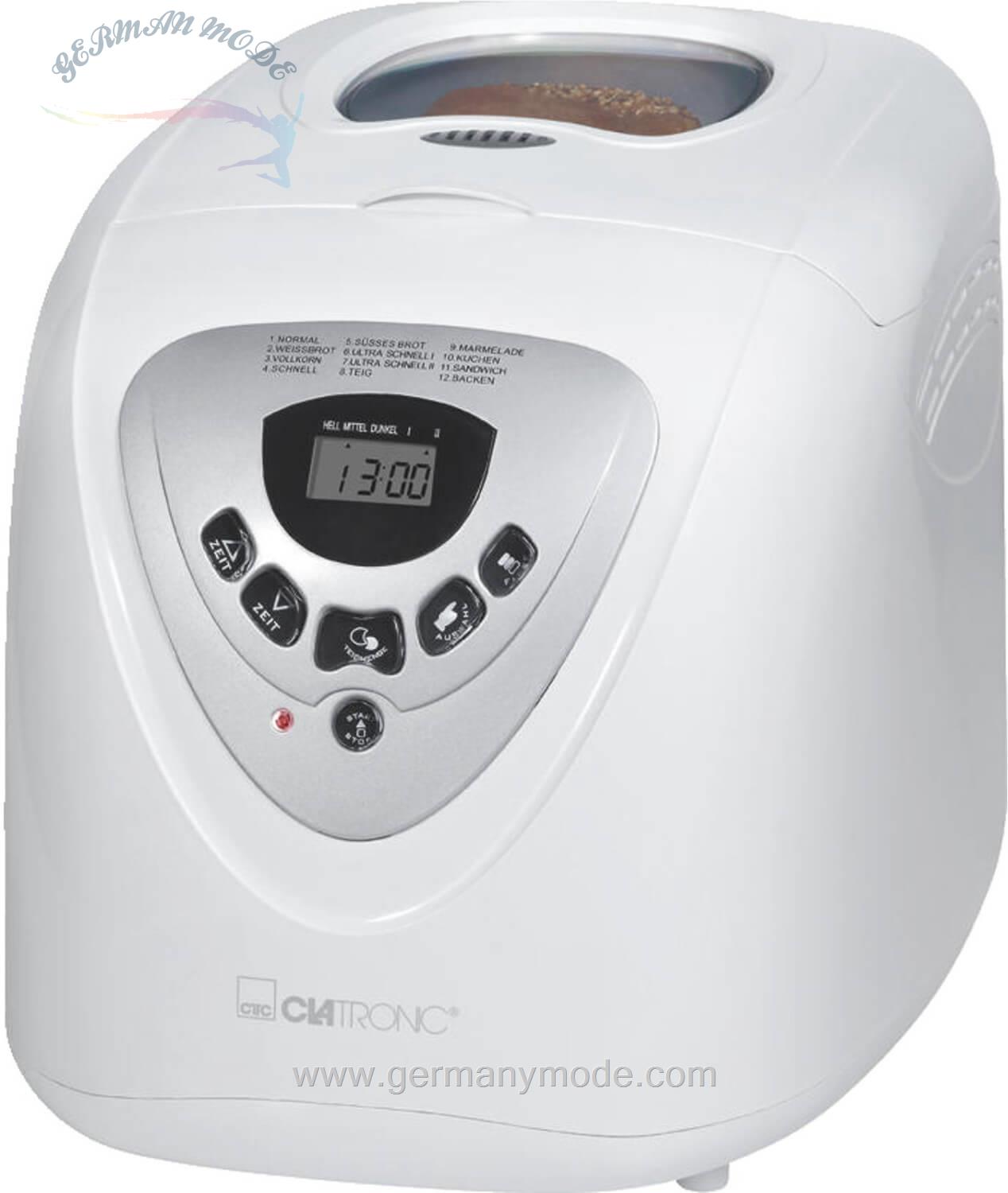 نان و کیک پز کلترونیک آلمان CLATRONIC Brotbackautomat BBA 3505-12 Programme- 600 W