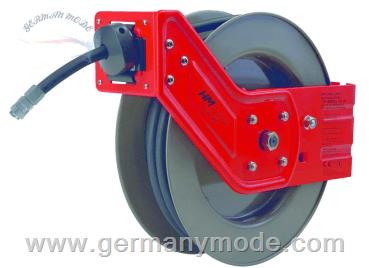 قرقره شیلنگ جمع کن هوای فشرده اتوماتیک و شیلنگ 15 متری اچ ام HM Müllner Druckluft-Schlauchtrommel (15m)