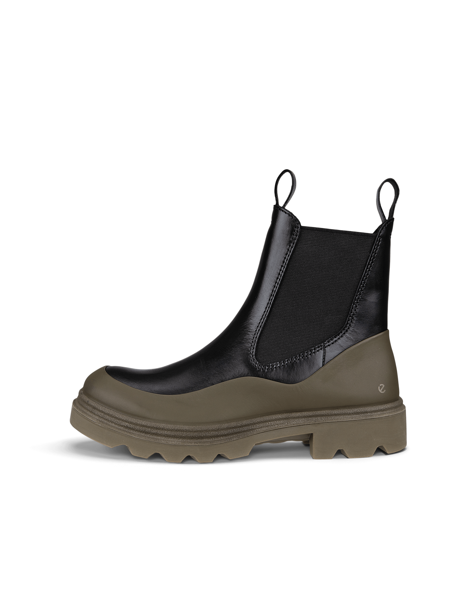 نیم بوت زنانه اکو دانمارک ECCO GRAINER W Damen Chelsea Boot aus Leder Braun