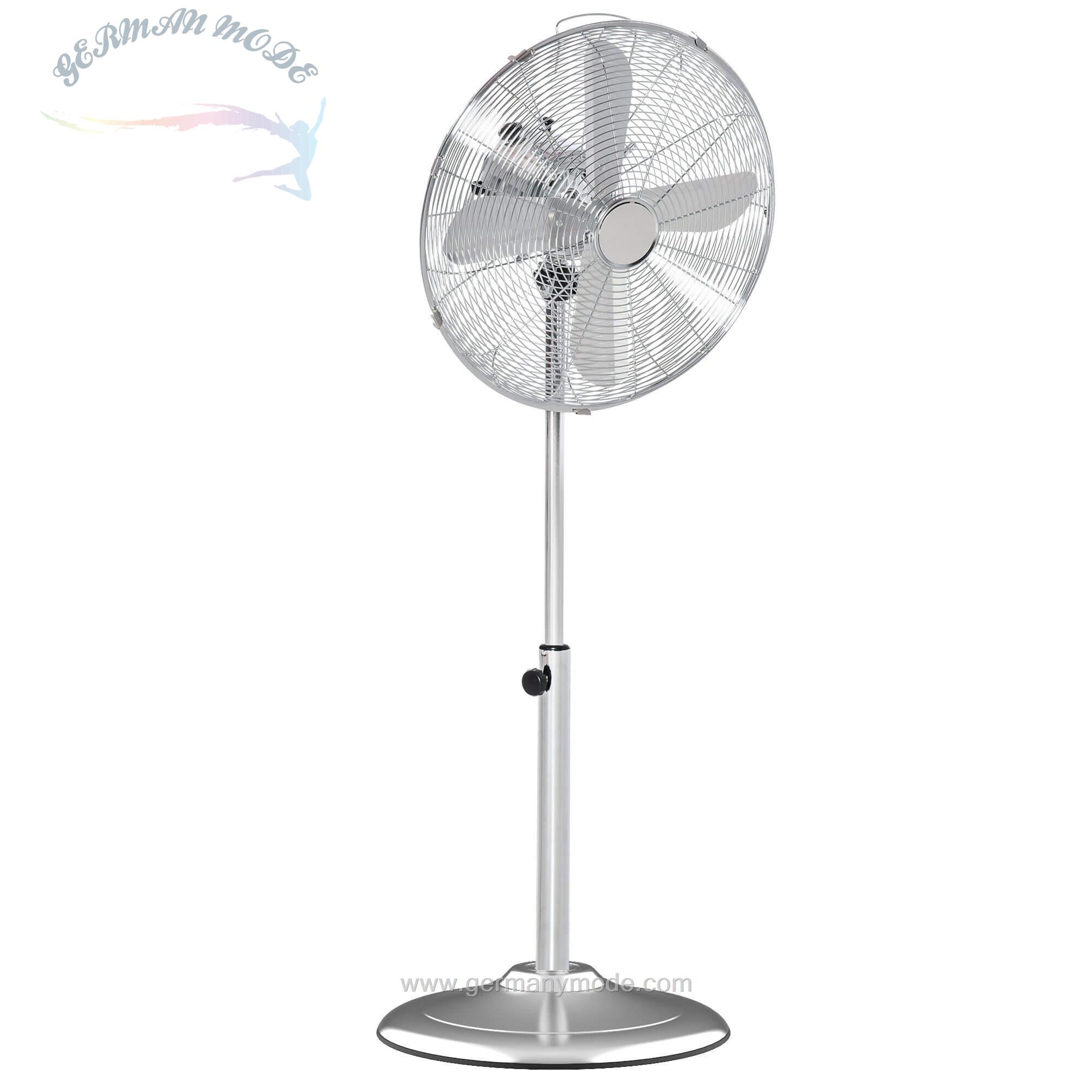 پنکه برقی پایه دار هام کام HOMCOM Standventilator Standventilator mit 3 Geschwindigkeitsstufen
