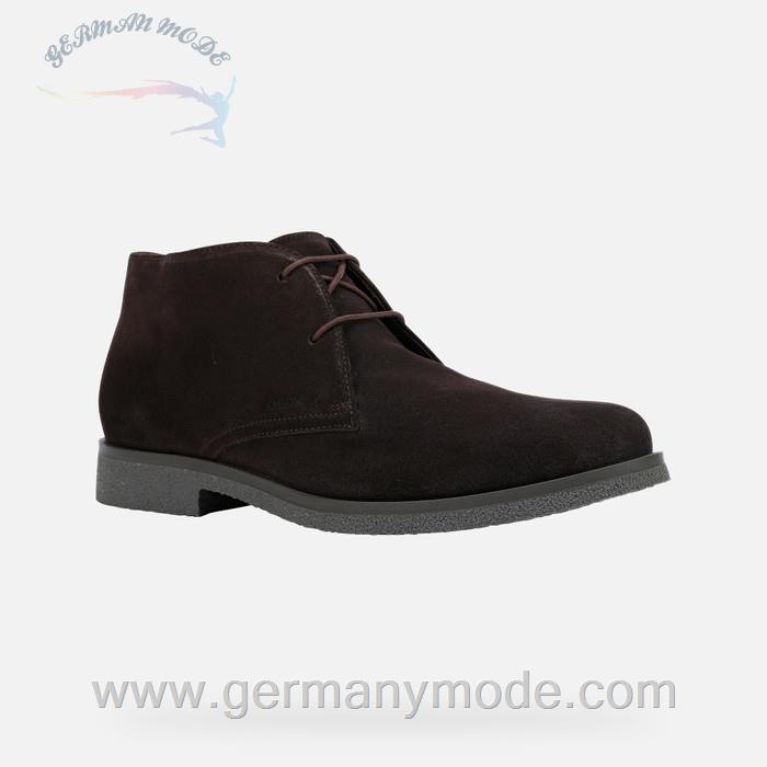 نیم بوت مردانه جی اوکس ایتالیا GEOX SCHNÜRSTIEFELETTEN Claudio Herr Testa Di Moro