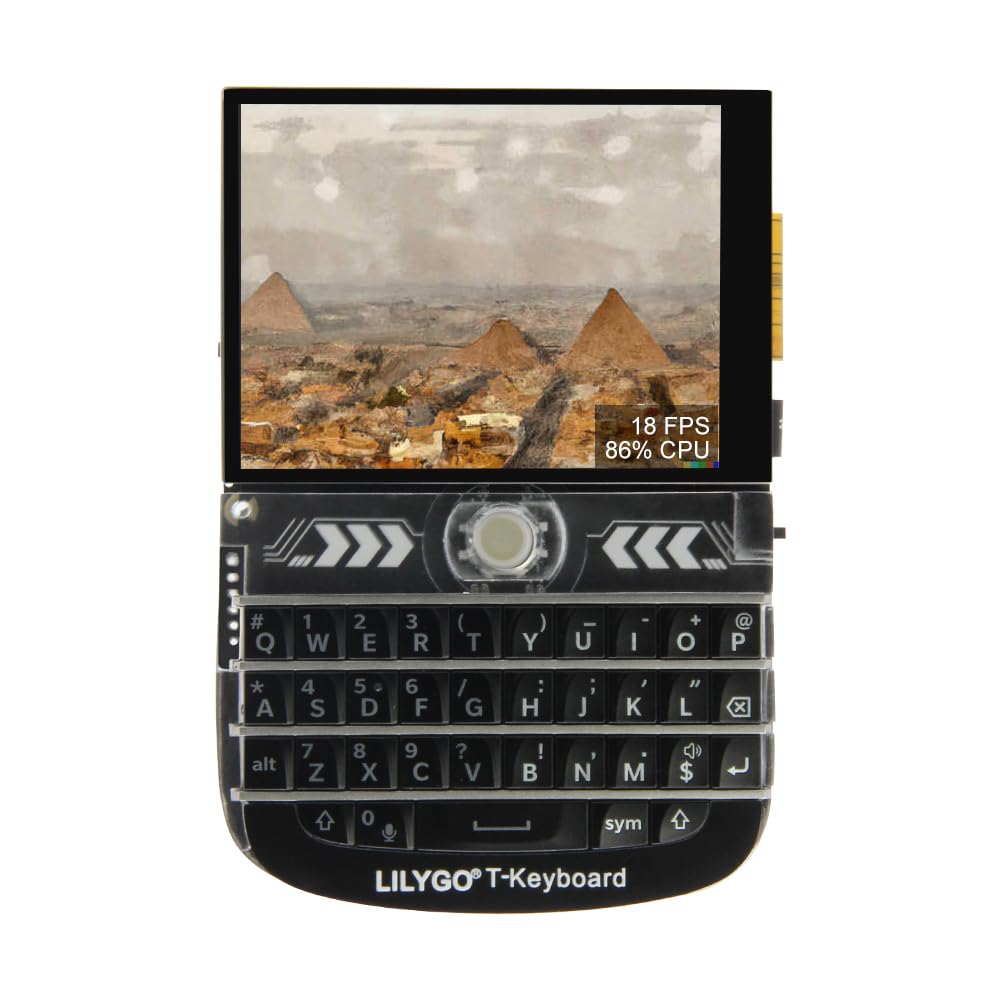خرید از آمازون - ماژول LILYGO T-Deck ESP32-S3 LoRa BLE WiFi TTGO برد توسعه برد بلند LoRaWAN با نمایشگر LCD 2.8 اینچی (433 مگاهرتز)