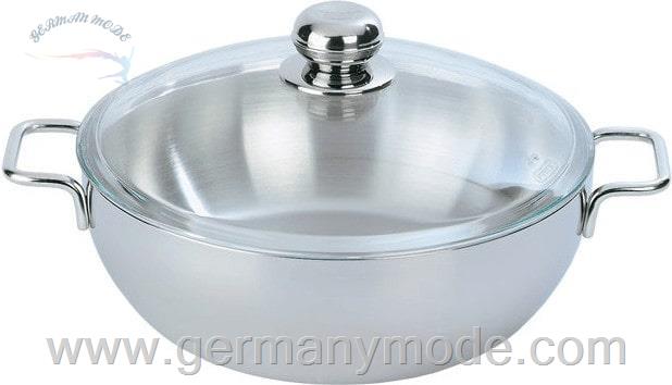قابلمه 24 سانت مخروطی درب دار دمایر بلژیک Demeyere Konische Schmorpfanne 24cm