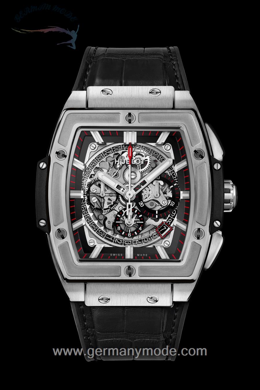 ساعت مچی مردانه هابلوت سوئیس HUBLOT TITANIUM 45MM -SPIRIT OF BIG BANG