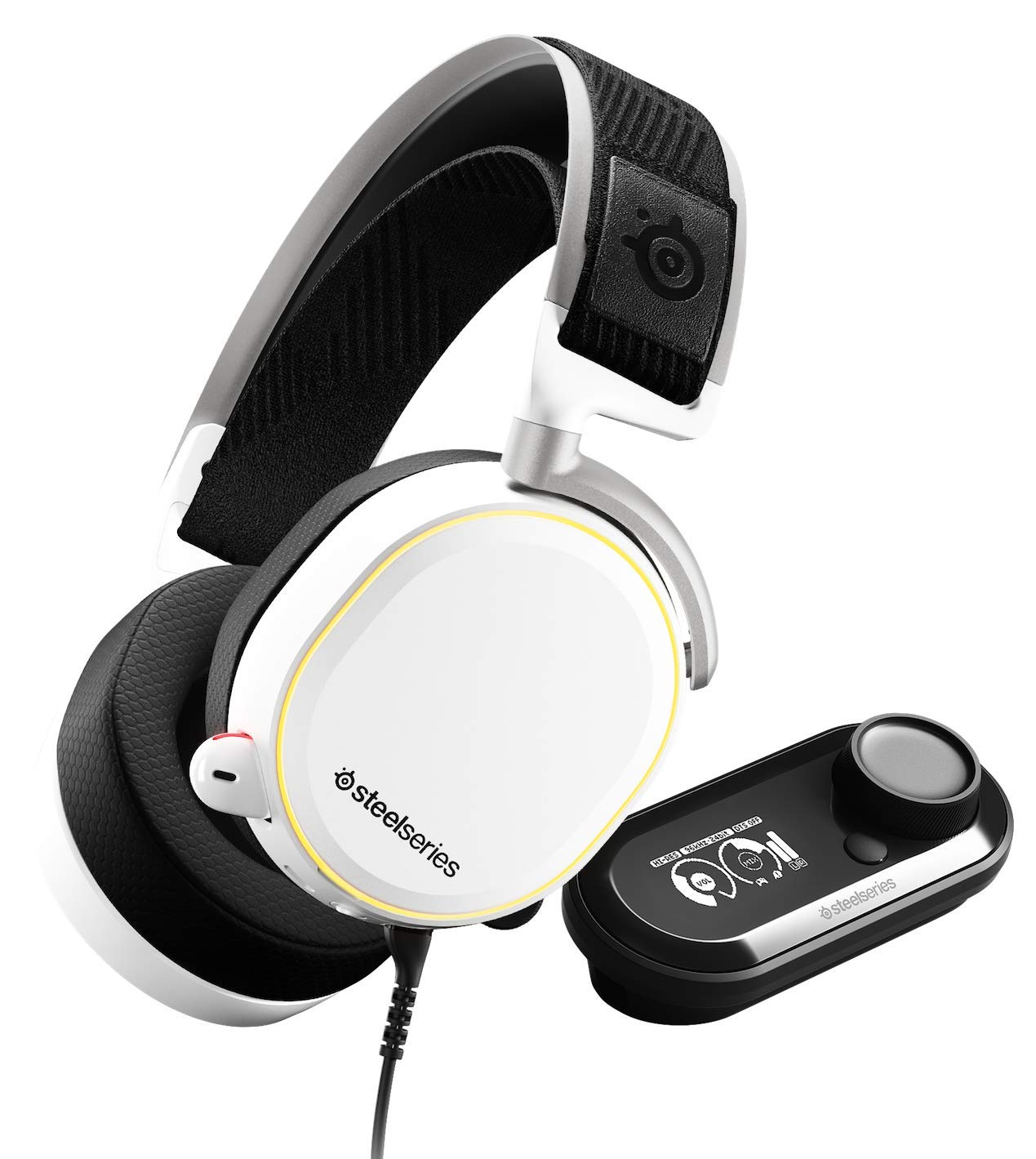 خرید از آمازون - SteelSeries Arctis Pro GameDAC - هدست بازی - کیفیت صوتی با وضوح بالا - ESS Sabre DAC - سفید
