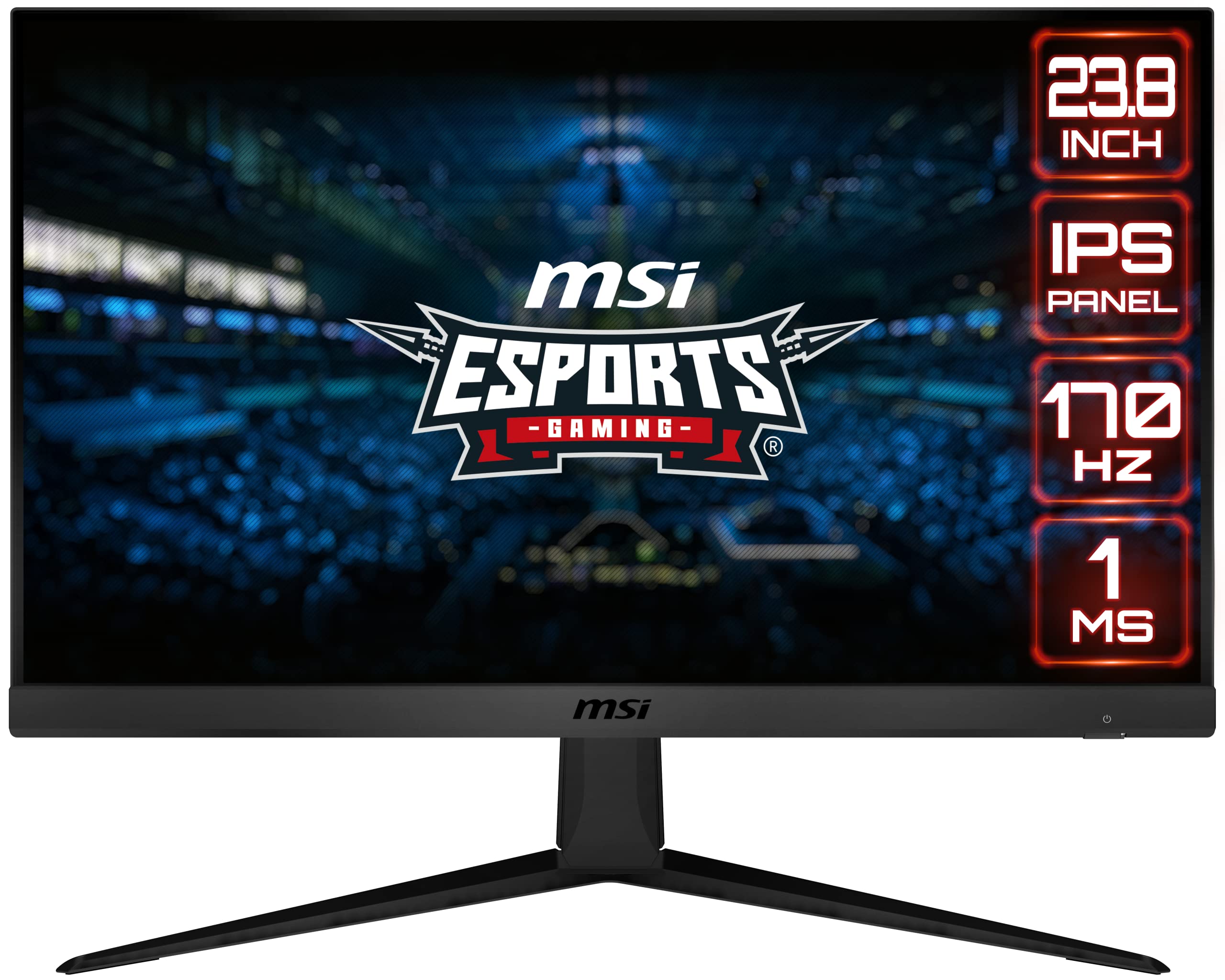 خرید از آمازون - MSI G2412 Écran PC Gaming 23.8" FHD - Dalle IPS، 1920x1080، 170Hz / 1ms، 16:9، FreeSync Premium - DisplayPort 1.2a، HDMI 1.4b 23.8" IPS FHD / 170Hz