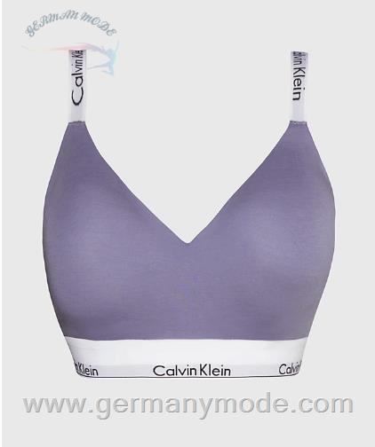 نیم تنه زنانه کلوین کلین آمریکا Calvin Klein Full Cup Bralette Modern Cotton Splash Of Grape 000QF7060EAIP