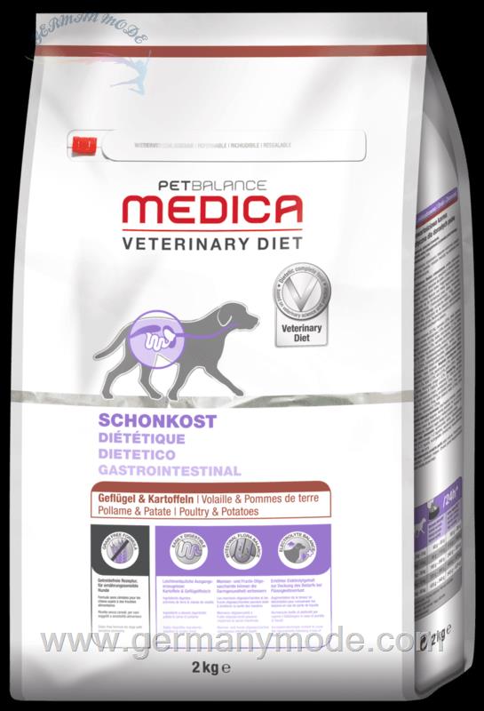 غذا خشک سگ مدیکا آلمان PetBalance Medica Schonkost Geflügel - Kartoffeln 2kg
