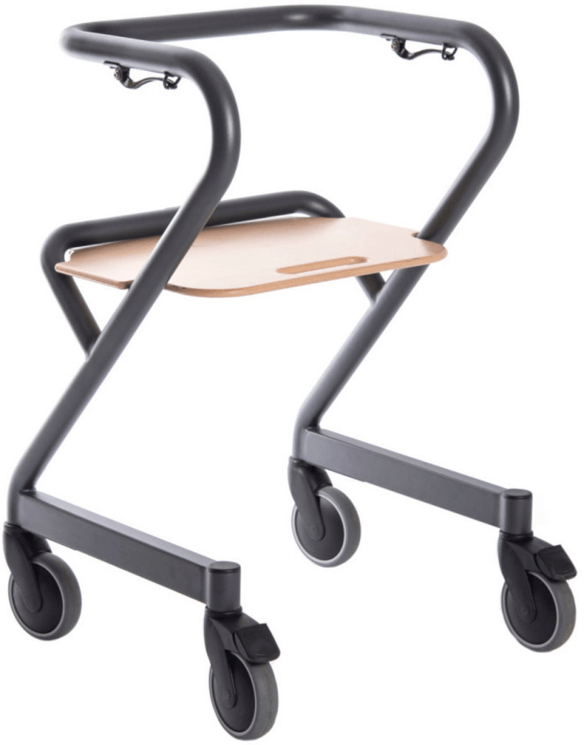 واکر ویلچر رولاتور تاشو سالجول Saljol Page Wohnraum-Rollator mit Handbremse Gr. M anthrazit