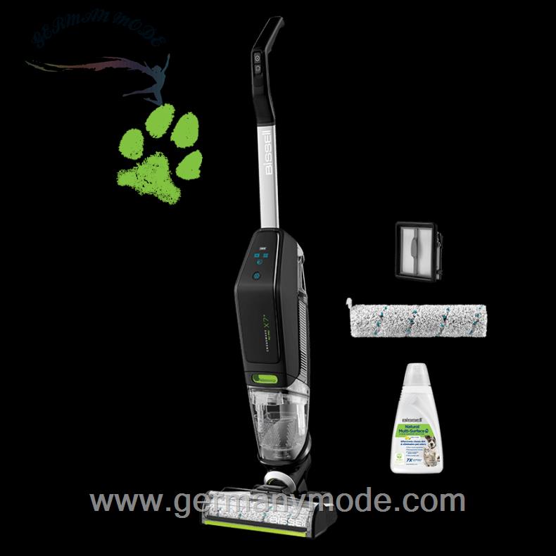 جارو شارژی بخار شوی بیسل آمریکا Bissell ​CROSSWAVE® X7 PLUS CORDLESS PET PRO
