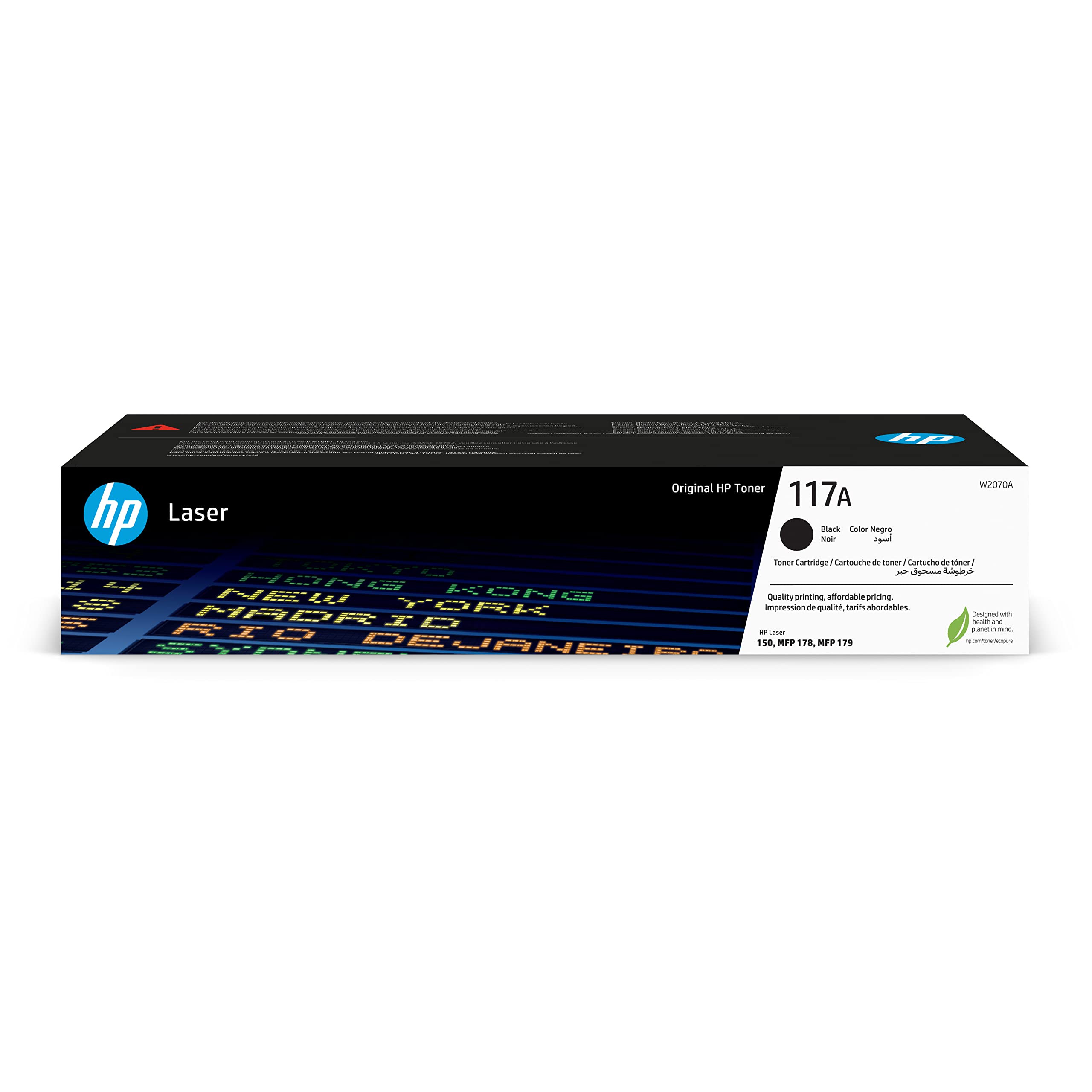 خرید از آمازون - تونر مشکی اصلی HP 117A (W2070A) برای کارتریج تونر مشکی HP Laser 178، 179 و HP LaserJet 150
