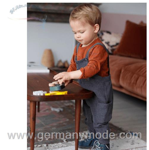 شلوار پیش سینه دار و بلوز کودک ورت فرانسه Vertbaudet Jungen Baby-Set Sweat-Overall Langarmshirt