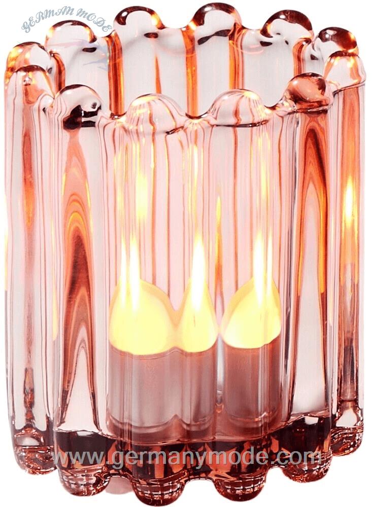 جا شمعی فیلیپی آلمان Philippi JUNE Windlicht orange 107016