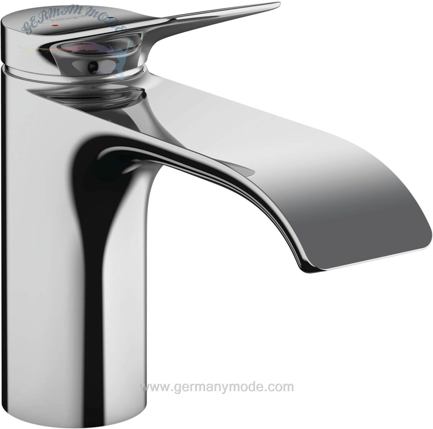 شیر مخلوط روشویی پایه کوتاه هانس گروهه آلمان Hansgrohe Vivenis 80 ohne Ablaufgarnitur 75012 chrom 75012000