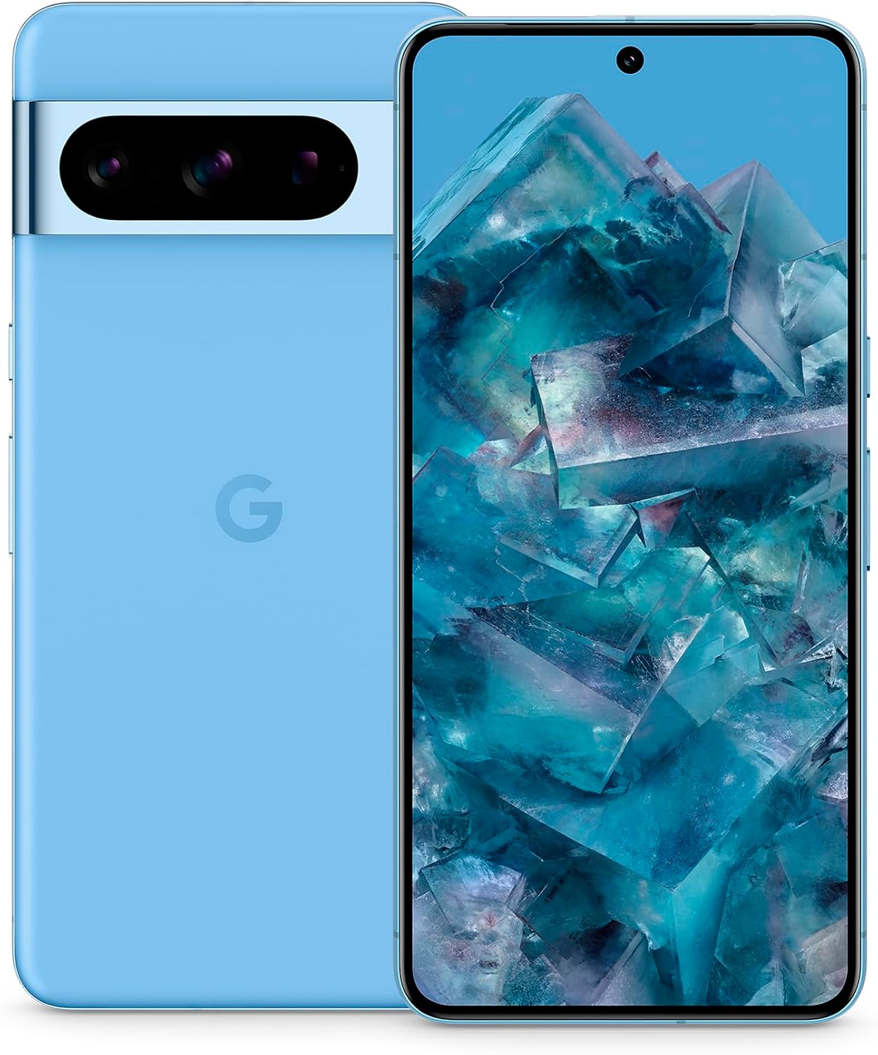 گوشی موبایل گوگل Google Pixel 8 Pro - تلفن هوشمند اندرویدی بدون قفل سیم‌کارت با لنز تله فوتو، عمر باتری طولانی و نمایشگر Super Actua - Bay, 128GB Bay 128GB Pixel 8 Pro
