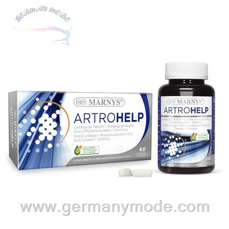 کپسول مکمل غذایی غضروف کوسه اسید چرب تقویت غضروف 60 عددی مارنیس اسپانیا MARNYS Artrohelp capsules 60 MN320