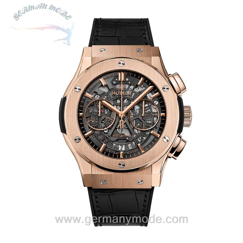 ساعت مچی مردانه هابلوت سوئیس Hublot Classic Fusion Aerofusion King Gold 45mm 525.OX.0180.LR