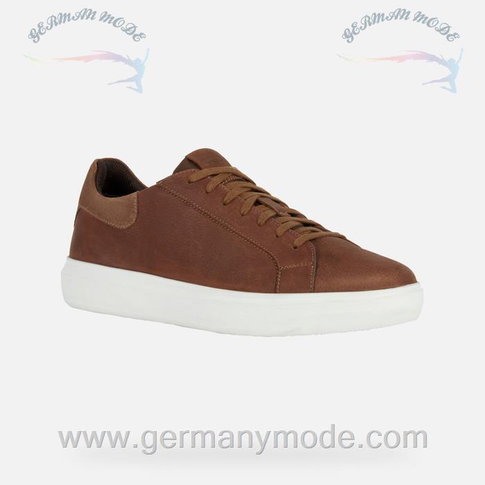کتانی مردانه جی اوکس ایتالیا GEOX NIEDRIGE SNEAKERS Deiven Herr Cognac