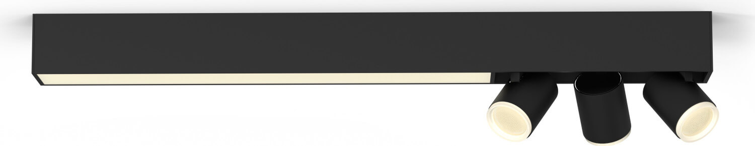 چراغ سقفی ۳ حالت ال ای دی فیلیپس هلند Philips Hue LED Deckenspots -Hue Centris- Integrierte Lightbar