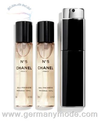 ست عطر ادو پرفیوم زنانه 3 تایی 20 میل N05 او پریمر شنل فرانسه CHANEL N05 EAU PREMIERE EAU DE PERFUME SPRAY 3 20ml