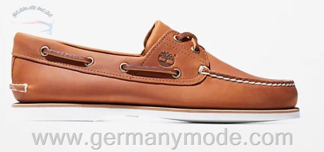 کفش کالج کلاسیک مردانه تیمبرلند آمریکا Timberland CLASSIC BOAT SHOE FOR MEN IN ORANGE