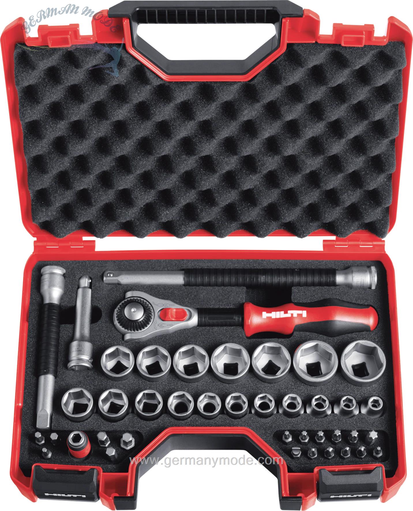 جعبه بکس هیلتی لیختن اشتاین HILTI STECKSCHLÜSSELSATZ S-SWS