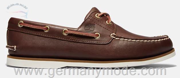 کفش کالج کلاسیک مردانه تیمبرلند آمریکا Timberland CLASSIC TWO EYE BOAT SHOE FOR MEN IN BROWN