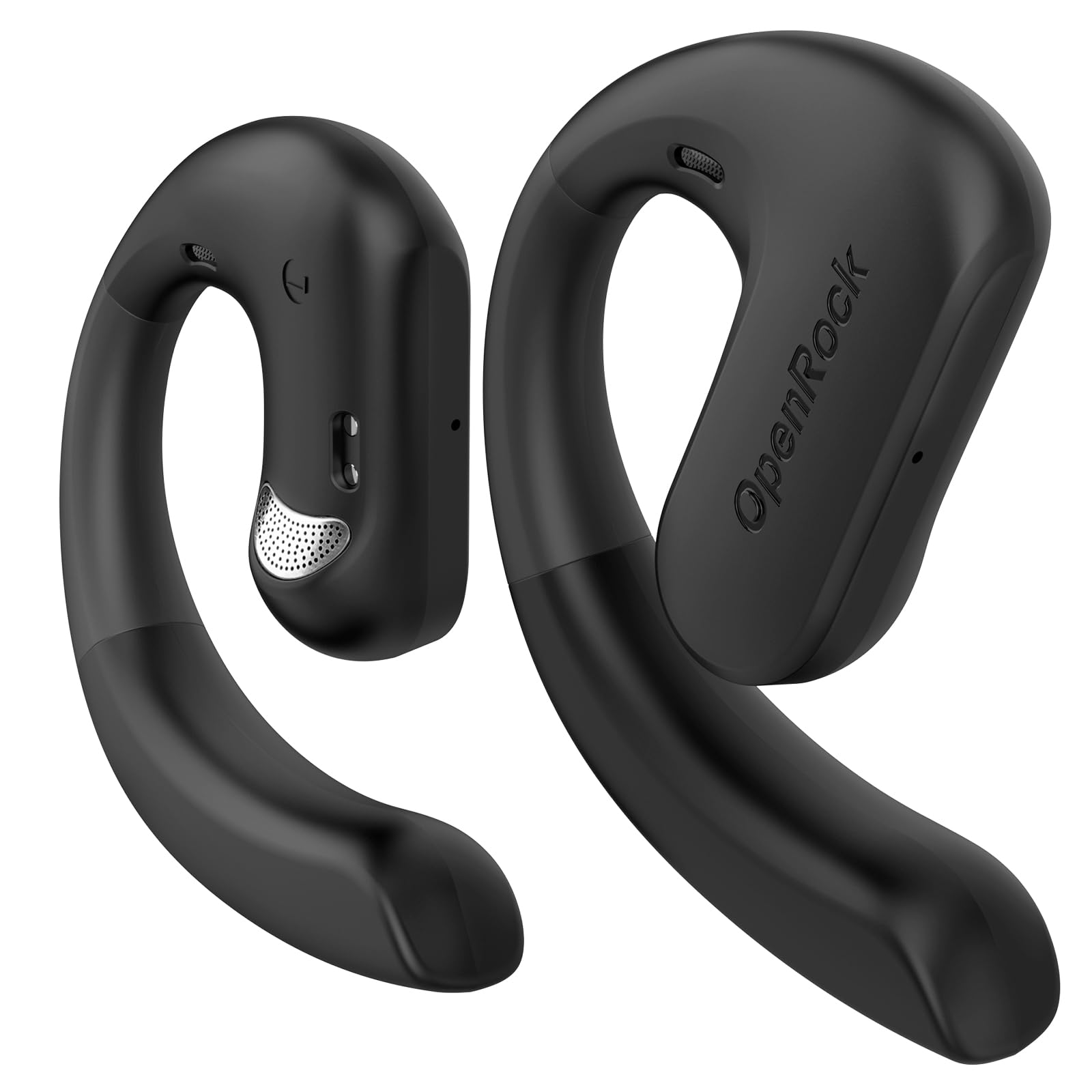 خرید از آمازون - هدفون OpenRock S Open Ear بلوتوث 5.3، هدفون رسانای هوا با زمان پخش 60 ساعت، حذف نویز تماس ENC، ضد آب IPX5، هدفون بلوتوث بی‌سیم برای ورزش - مشکی