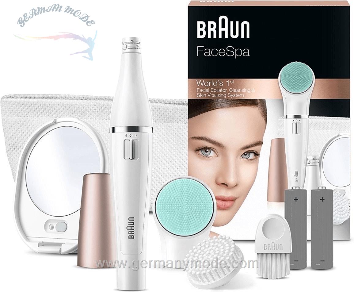 اپیلاتور برس شستشو صورت براون آلمان Braun FaceSpa 851V