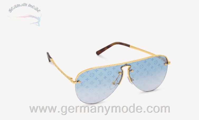 عینک آفتابی زنانه لویی ویتون فرانسه LOUIS VUITTON GREASE MASK SONNENBRILLE Z1470U