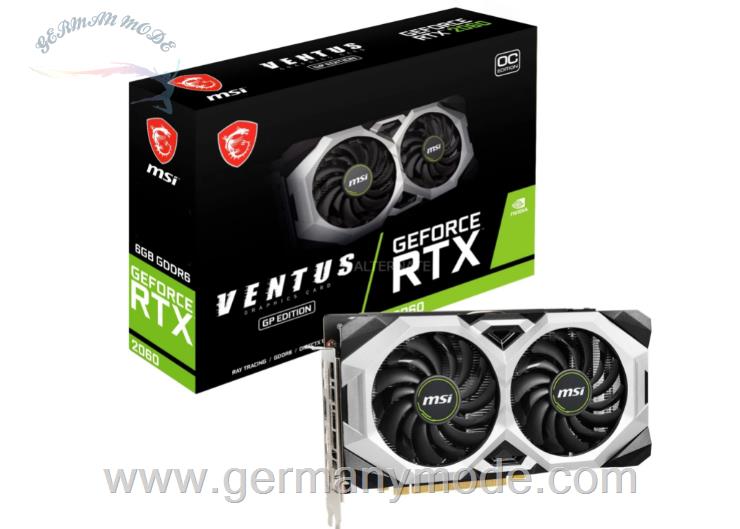 کارت گرافیک 6 گیگابایت ام اس ای MSI GeForce RTX 2060 VENTUS GP OC 6GB GDDR6