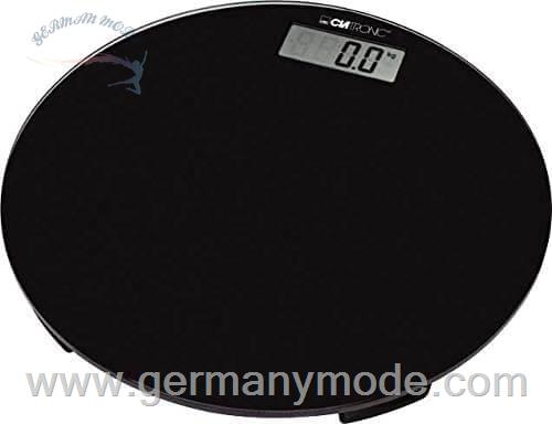 ترازو دیجیتال آشپزخانه کلترونیک آلمان CLATRONIC Personenwaag LCD-Display 2/5 bis 150 kg Glas rund PW 3369