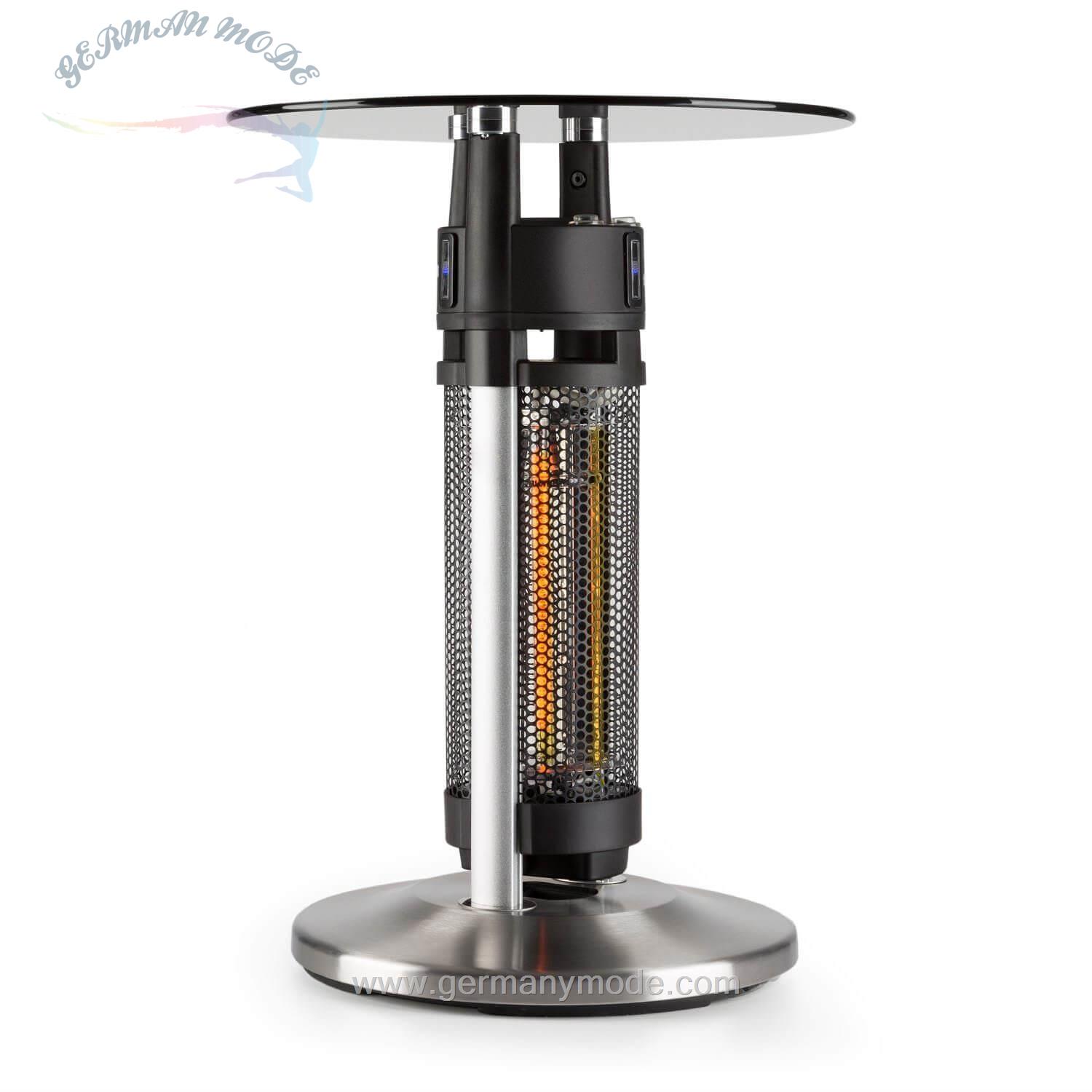 بخاری برقی مادون قرمز بلومفلد blumfeldt Heizstrahler Primal Heat 65 Bistrotisch Karbon