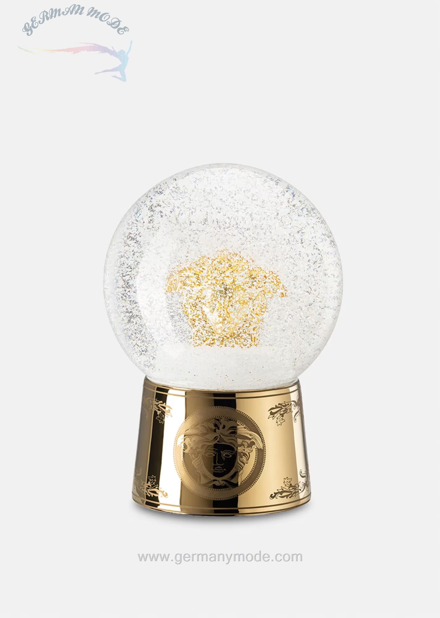 گوی برفی شیشه ای ورساچه ایتالیا VERSACE GOLDEN MEDUSA SCHNEEKUGEL