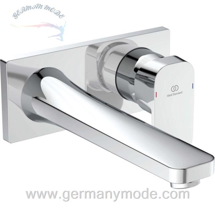 شیر مخلوط روشویی توکار ایدیل استاندارد Ideal Standard Tonic II Einhebel Wand Waschtischarmatur 225mm chrom A6335AA